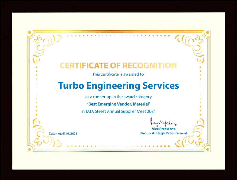 Certificate of Recognition